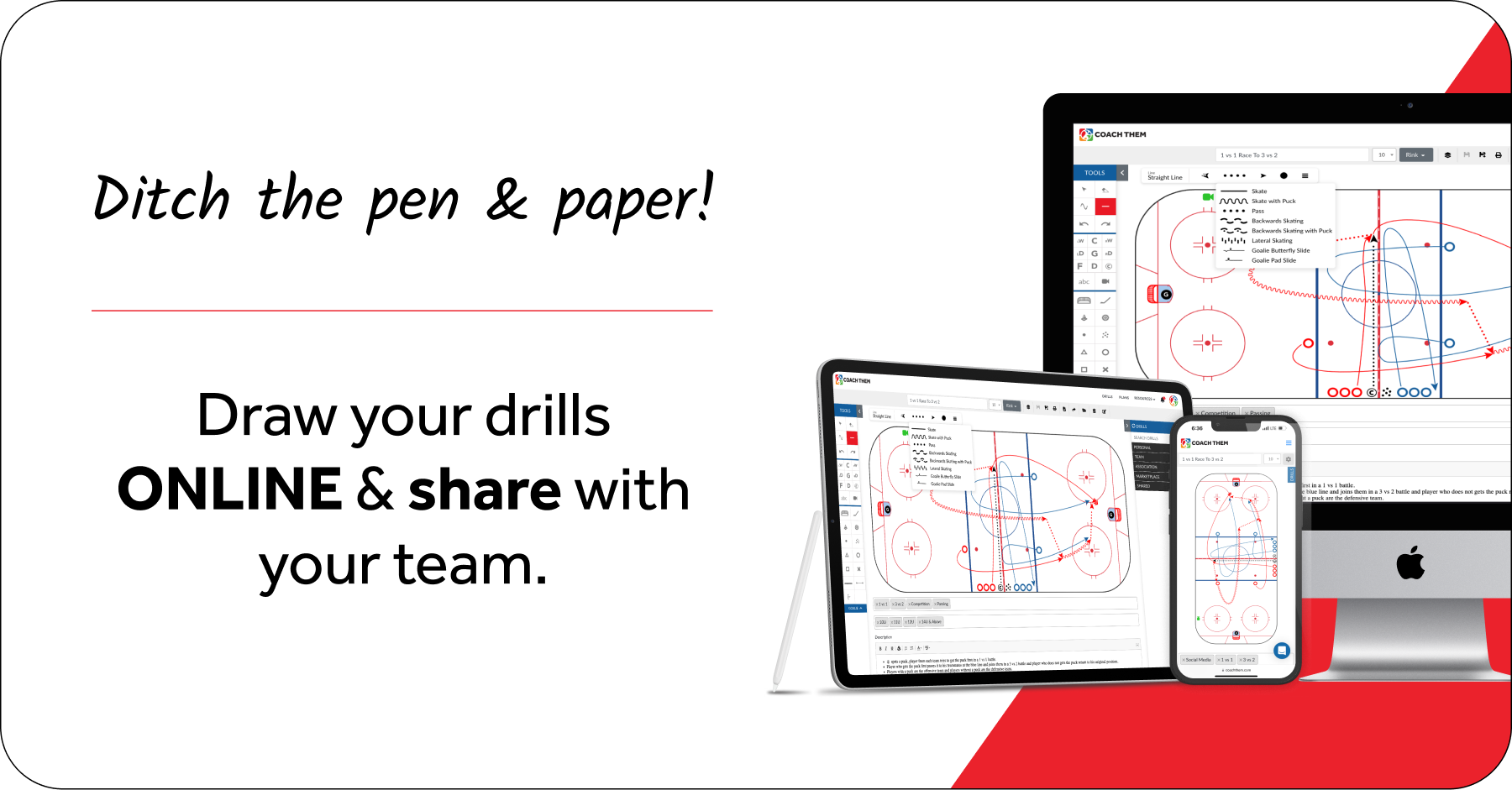 Sports coaching technology, Drill planning software, Best coaching apps for teams, Custom drills for coaches, Athlete development platform, Team management software for coaches, Hockey training tools, Lacrosse team coaching tools, Soccer training plans, Hockey, soccer & lacrosse coaching strategies