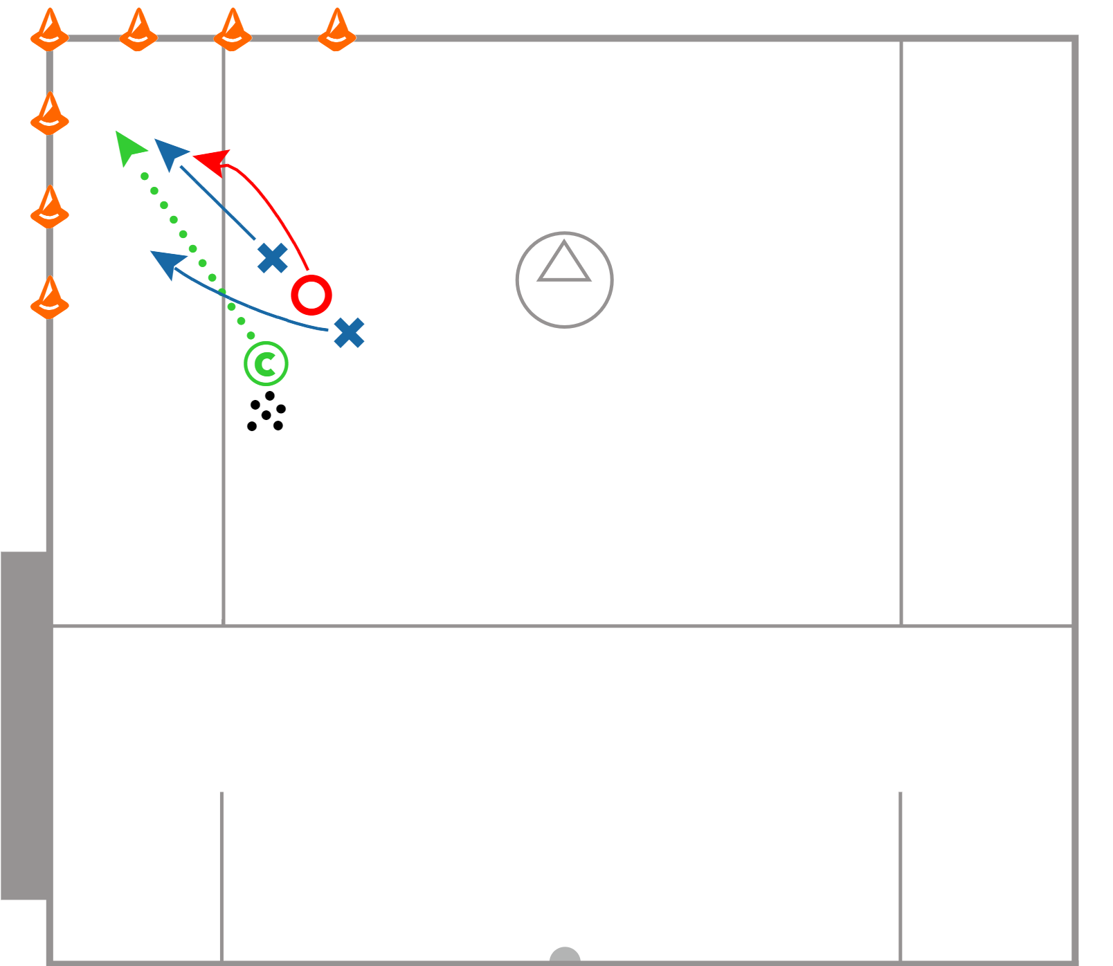 Lacrosse Practice Plans - Straight Line Ground Ball Drill