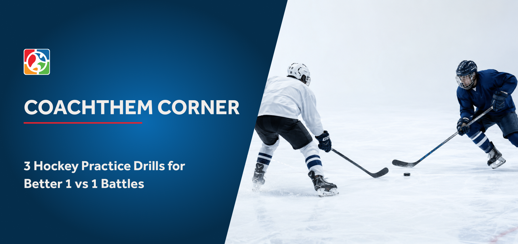 3 Hockey Practice Drills for Better 1 vs 1 Battles