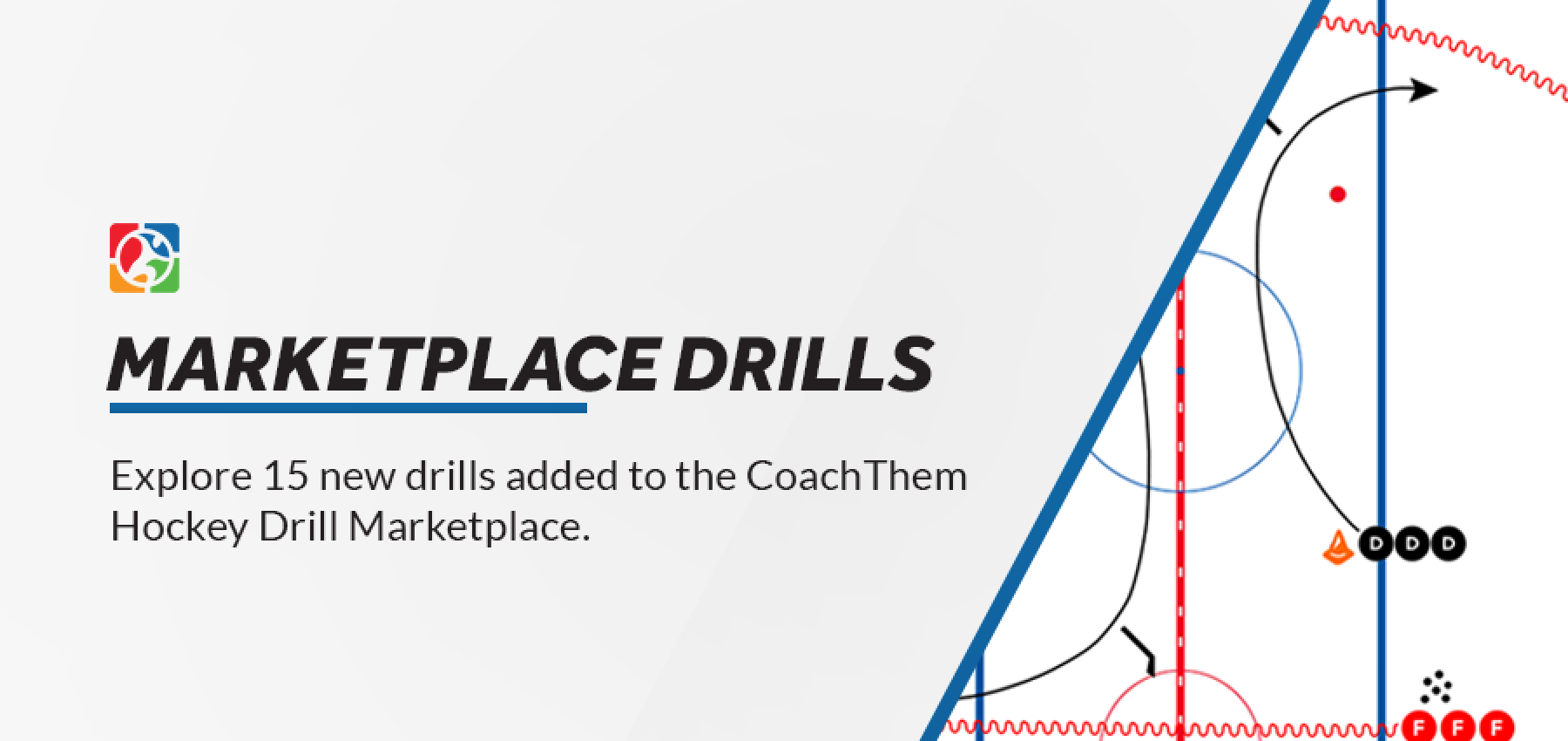 New Hockey Drills in the CoachThem Marketplace