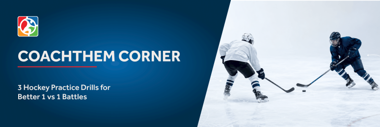 3 Hockey Practice Drills for Better 1 vs 1 Battles